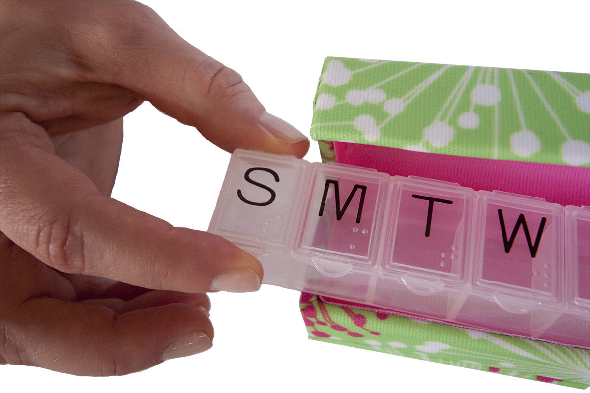 Designer Pill Case, Pill Container For Purse